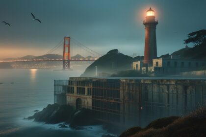 Alcatraz prison island