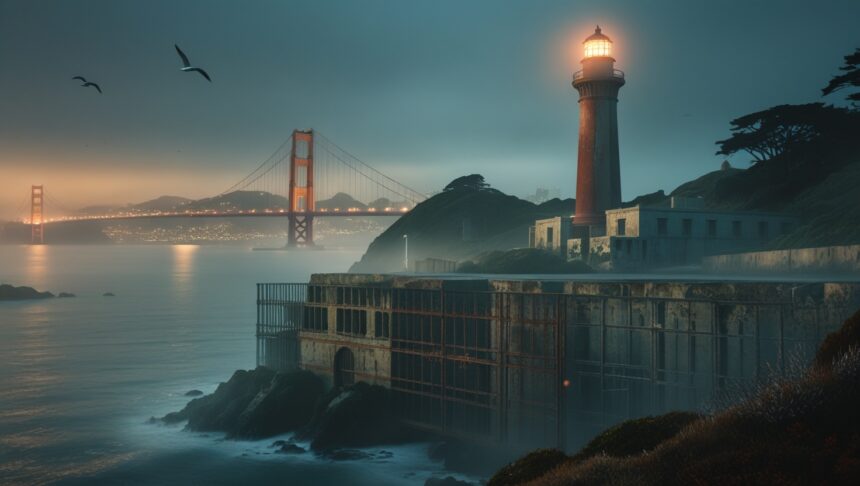 Alcatraz prison island