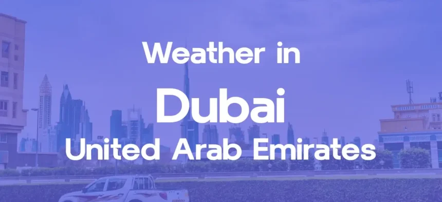 Early morning fog covering UAE highways with partly cloudy skies in the background.