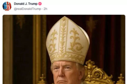 Pope Trump AI Image