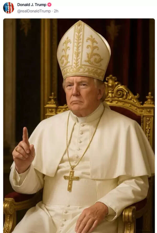 Pope Trump AI Image